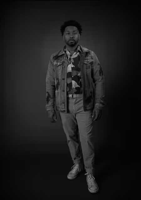 DJ booth with stage lighting in Laurel, MD